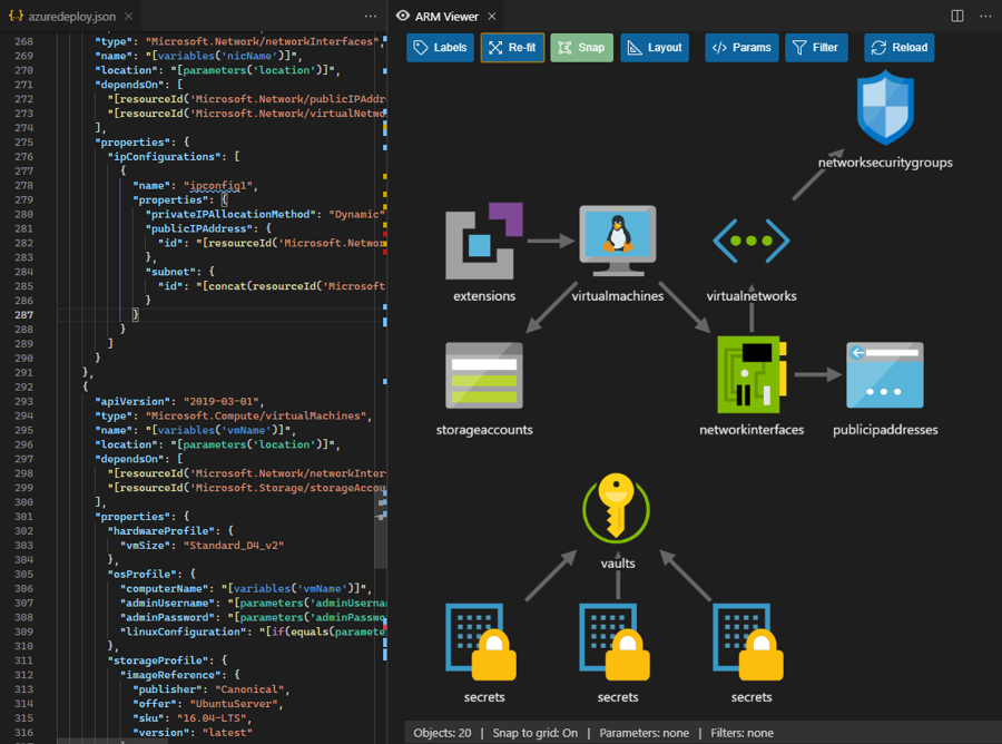 david_das_neves's tweet photo. Useful extension for Azure users.
[Tool] ARM Viewer for VS Code
https://t.co/MKbio7Ra6W

#Azure #VSCode @code https://t.co/IVHAw5JKqR