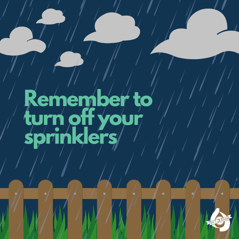 IEUAwater's tweet photo. Keep yourself warm and dry by staying #saferathome this week! Have you turned off your sprinklers yet? Remember to leave your irrigation systems off until 48 hours AFTER the rain stops. #ieuawater #raintips #kickthehabit #savewater https://t.co/WS3EAdvoi8
