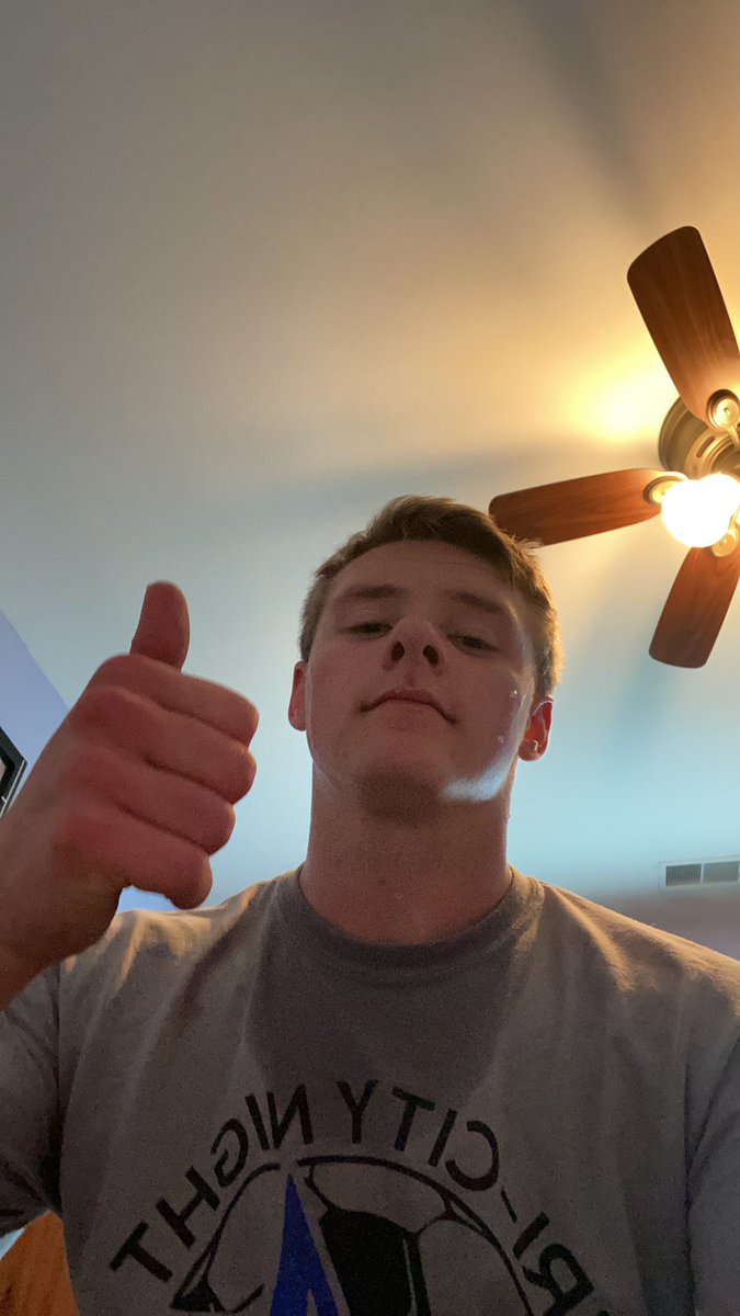 Day 1 of official training for the colossal. Did 4 600m loops in under 1:53. <a href="/NorthStarPE/">NorthStar P.E.</a> <a href="/SCN_Boys_Soccer/">St Charles North Soccer</a> #CoronaFitChallenge