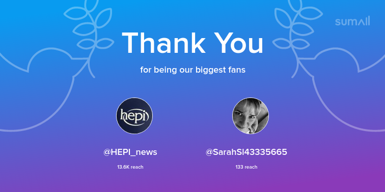 mary2bishop's tweet photo. Our biggest fans this week: HEPI_news, SarahSl43335665. Thank you! via https://t.co/V5Ao45ku8r https://t.co/jKr180dLko