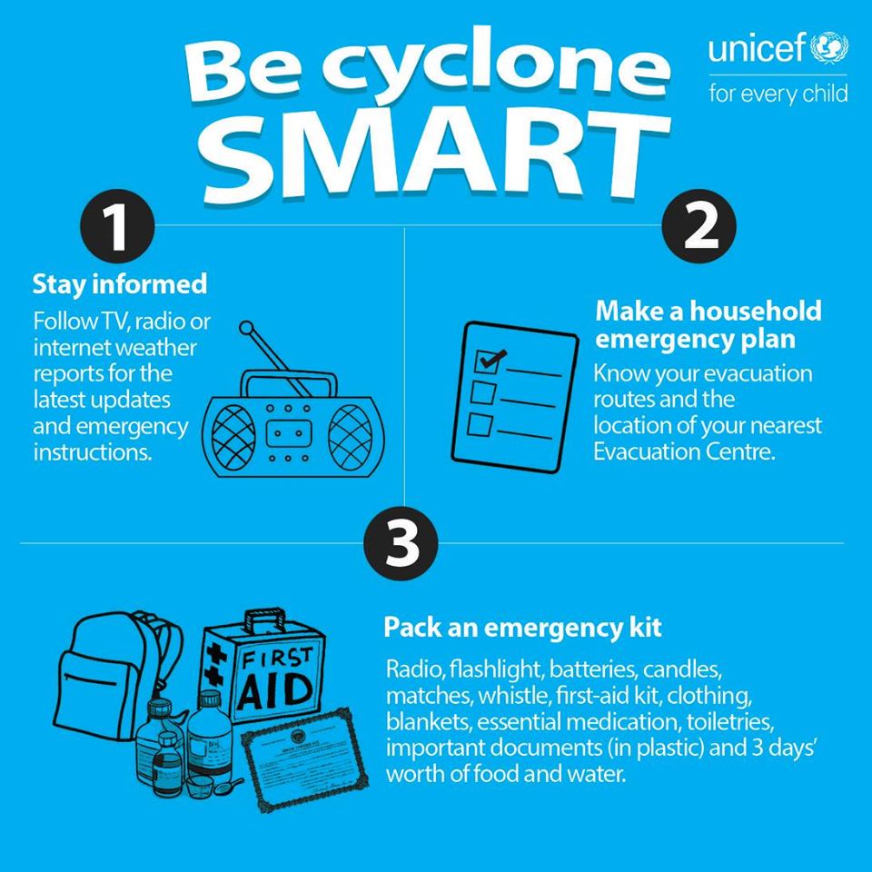 350Pacific's tweet photo. With #TCHarold taking its toll on Vanuatu and moving towards the Fiji group, we want to ensure the safety of our Pacific community during this time. Here are some tips published by @UnicefPacific to help get you prepared for a tropical cyclone. #BeCycloneSmart https://t.co/JGAjExsU7b