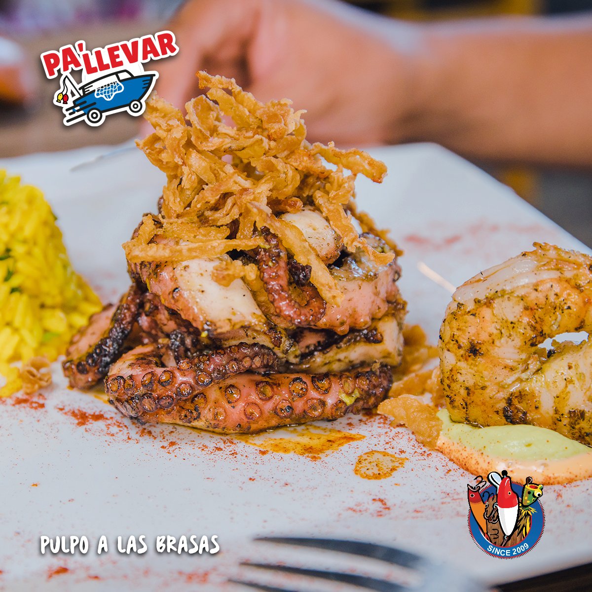 LosCurricanes's tweet photo. Haz tu pedido PA' LLEVAR y recoge tu pulpo a las brasas en restaurante o si prefieres, ¡nosotros te lo llevamos a casa! 🤤🐙

Disfruta de Los Curricanes hoy en la comodidad de tu hogar 😎🍴🏠

#LosCurricanes #PaLlevar #QuedateEnCasa https://t.co/hsFNHQW788