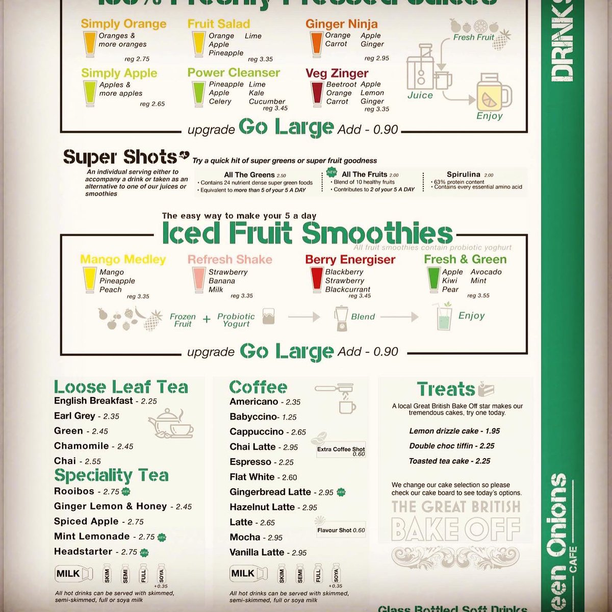 Freshly Pressed Juices delivered to your door, including the best sellers, Power Cleanser and Ginger Ninja. Litre bottles £7 (3 cafe servings) PayPal &amp; BACS Payment options. Order before 11pm for next day delivery 🍎🍊🍋🍐🍌