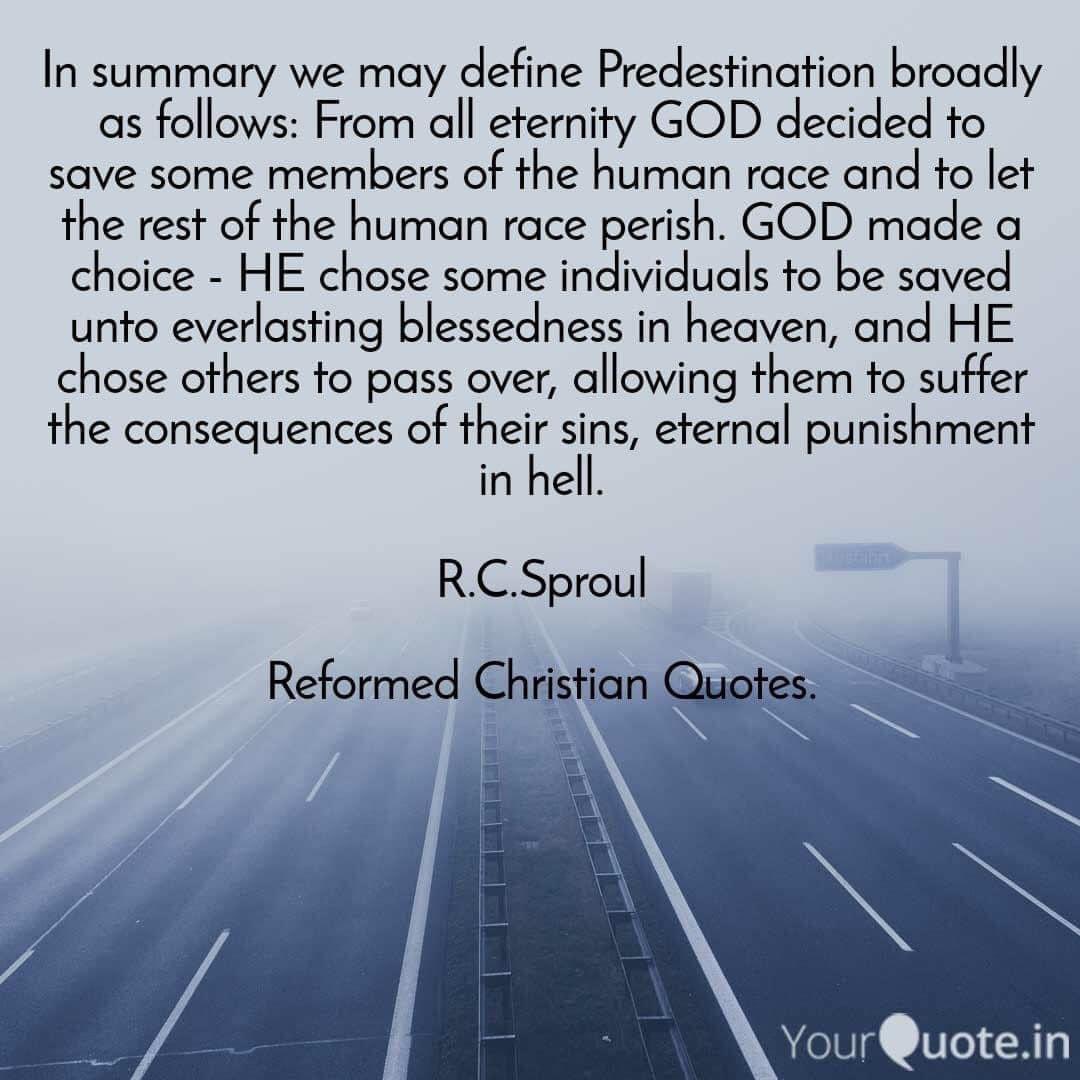 Soteriology101 On Twitter When Sproul Said God Let The Rest