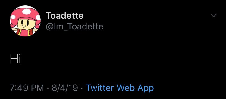 Im_Toadette's tweet photo. It’s time for me to say goodbye. Thank you all for sticking with me throughout the past few months and follow me @Game_Boy_1889 if need to ask any questions or anything like that. I enjoyed parodying while it lasted but I just don’t find it fun anymore. Thank you all, I love you. https://t.co/9rUZEiO193