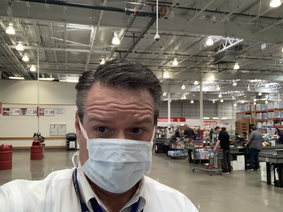 iracronin's tweet photo. I have to admit... being healthy - as far as I know... I fell stupid wearing masks, but I guess it’s not about how I feel, it’s about others safety. Still #DontTouchFace, still #WashYourHands https://t.co/9ZOnPFANiC