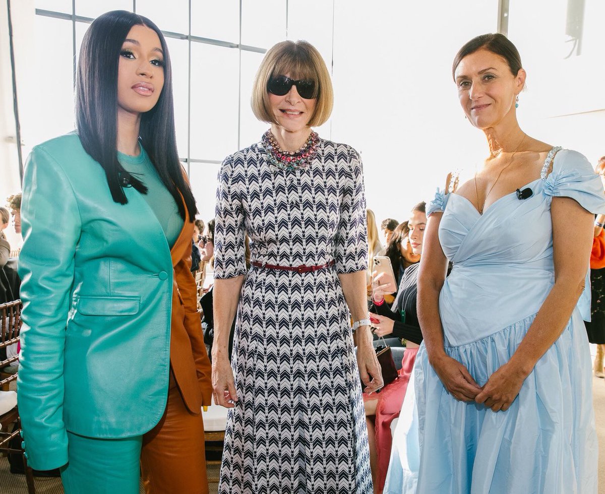 3 months after the Met Gala, Cardi was announced as one of the keynote speakers for Vogue’s annual  #ForcesOfFashion conference. It marked just the second time a female artist was asked by Anna Wintour to speak at the conference.: Corey Tenold