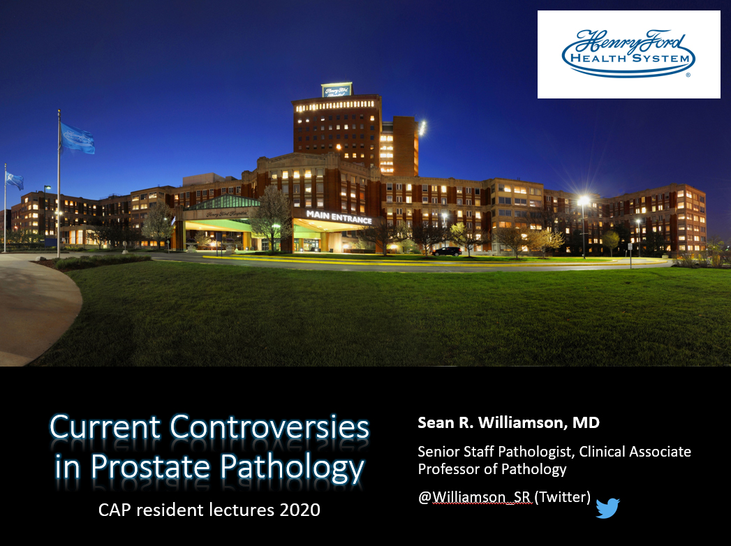 Williamson_SR's tweet image. Join me for #capvirtualpath lecture tomorrow!

What is controversial in #prostatecancer to you?

@Pathologists