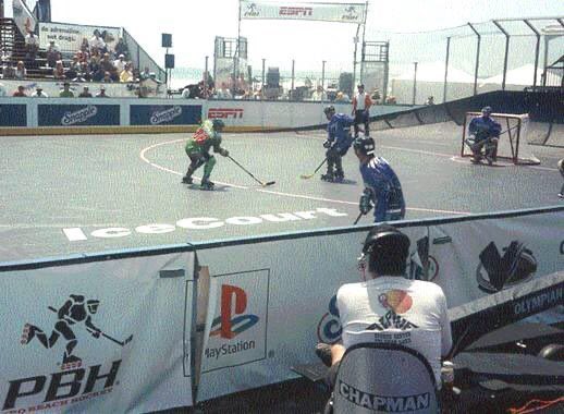 TheNasher61's tweet photo. PRO BEACH HOCKEY has to be one of dopest sports of all time. 

We need this to make a return. https://t.co/8ploxYBbPo