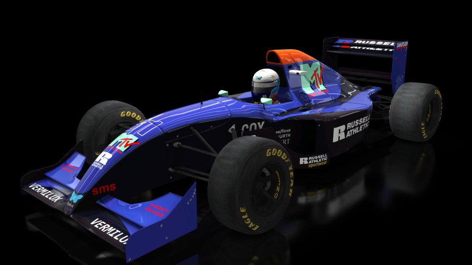 magmax65535's tweet photo. どうにもACFL1994F1MODのシムテックは色がくすんでると言うか、色味にビビッド感がなさ過ぎるので直した。シムテックはやっぱりドギツい位じゃないと映えない

#AssettoCorsa
#SimtekFord
#F1MOD https://t.co/d7A8HGeWM8