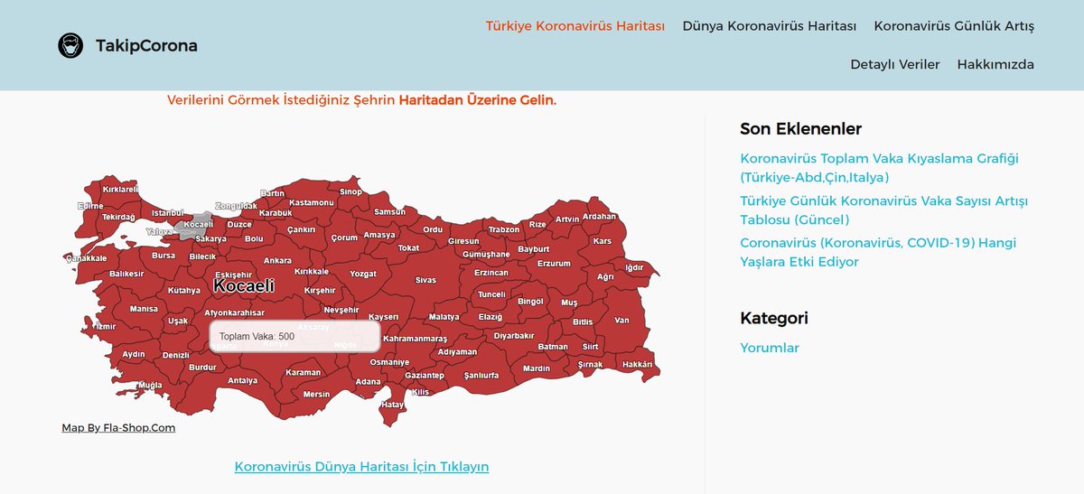 #korona vaka sayısı Dünya'da 1 milyon 300 bini Türkiye'de 30 bini aştı.

#SonDakika #vaka30216

🔍takipcorona.com