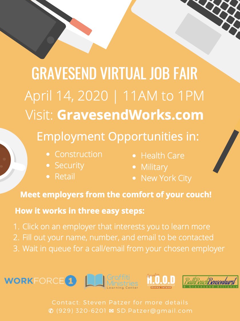 StevenDPatzer's tweet photo. Friday’s job report shocked that nation. Hundreds of thousands of jobs were lost. We are hosting another virtual job fair to support our neighbors during this tough time. Visit: https://t.co/hOVugEEVc5 on April 14th from 11am to 1pm. #impactnow https://t.co/WwufanIObG