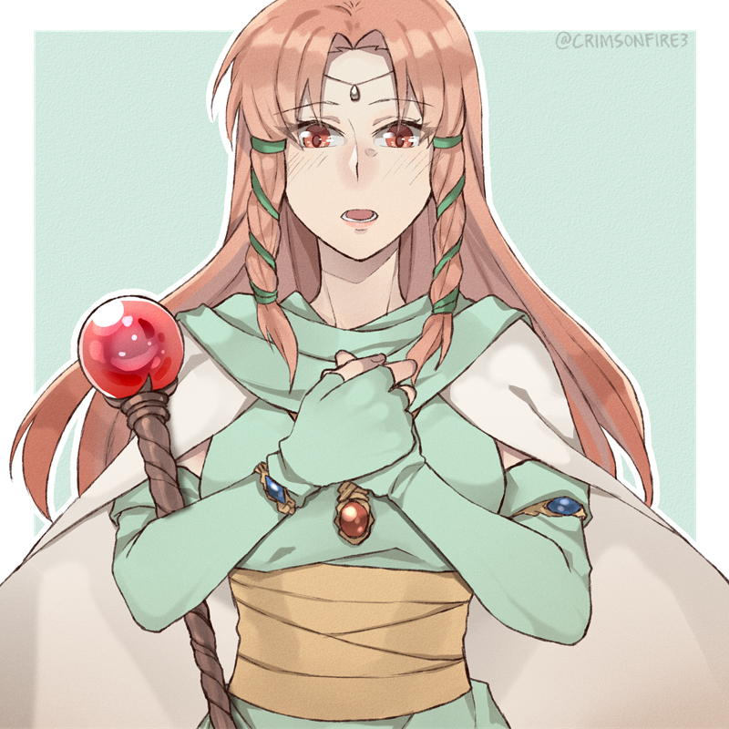 30 Days of FE Clerics or PriestsTo heal you during quarantineLinoan from Thracia 776 #dailyvsicecream #ファイアーエムブレム  #fireemblem  #fe5 Fire Emblem