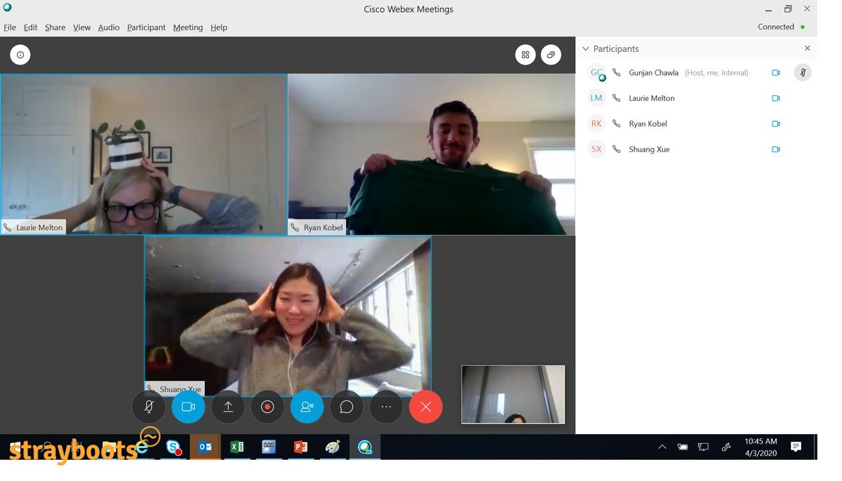 strayboots's tweet photo. Not sure what to do with your remote employees? 🤔
Another happy hour over zoom? HECK NO! It's time to be bold, be create, and let the #teambuilding experts take care of you! ✌️
Contact us for more details - events@strayboots.com
#Strayboots #workingremotely #hr #remoteactivities https://t.co/dCc3qusoqP