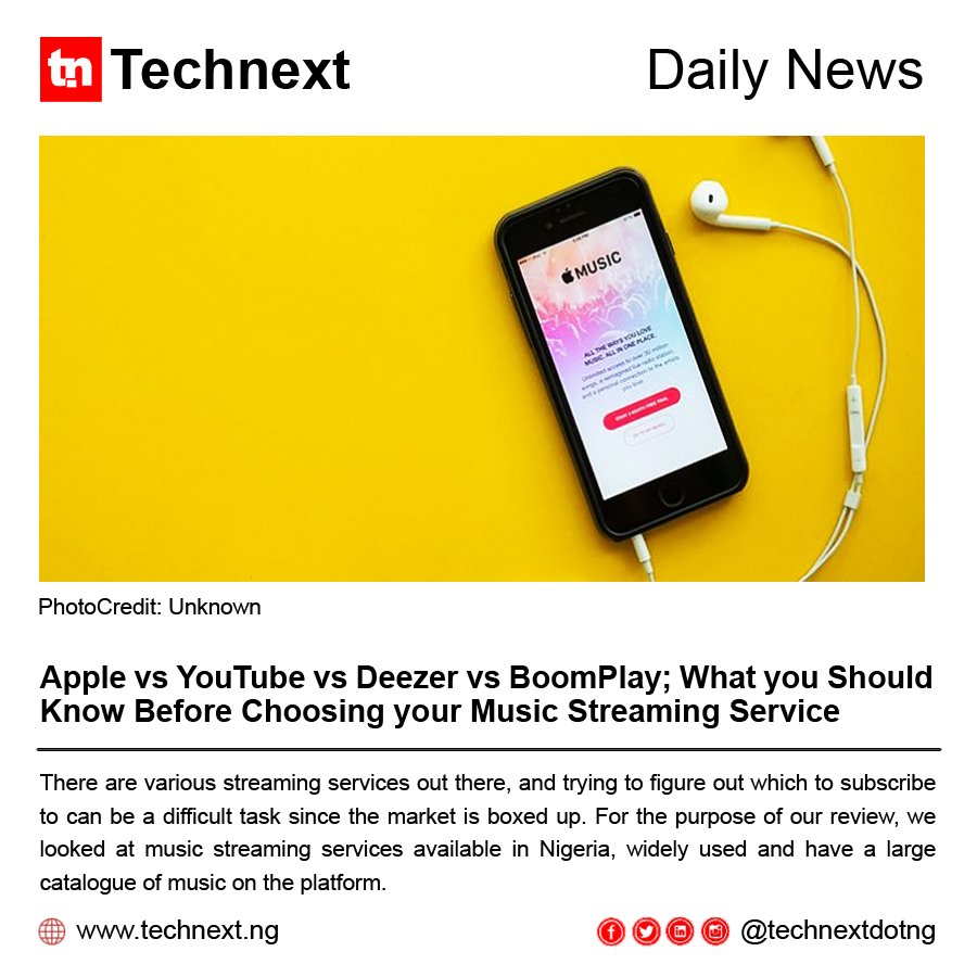 jhoorhny101's tweet image. We all have that wide and vast taste for music and as such we want a platform where we can get all our music needs, all in one place. Interestingly, all four platforms have a vast library of licenced tracks.
ow.ly/4WvA50z6tcL
#weareTechnext #Technews #Reviews #Analysis