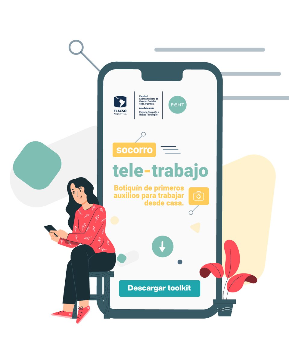 pent_flacso's tweet photo. ¿Ya descargaste nuestro toolkit? 👉 Mirá nuestro botiquín de primeros auxilios para trabajar desde casa.
📍 estrategias
📍 herramientas digitales
📍 recursos
📥Descargarlo aquí 👉 https://t.co/eq2dVZLvON
¡Podés compartirlo y sumar tus ideas! https://t.co/GZeeRj0BGx