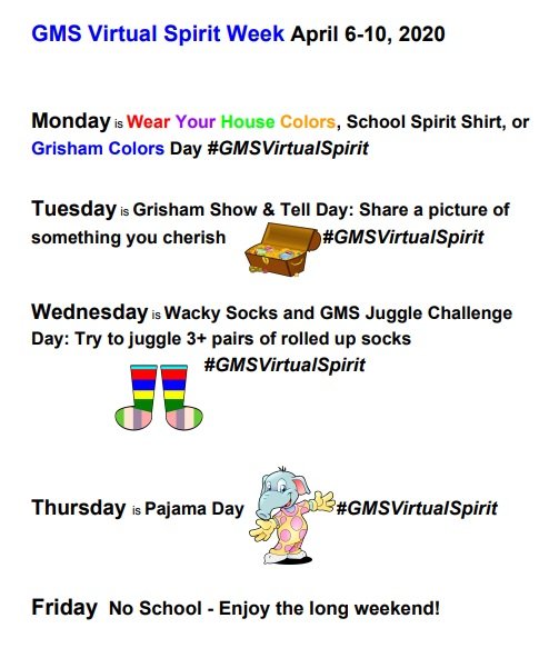 MrsCollins1787's tweet photo. I couldn't participate in the first @GRISHAM_MS #GMSVirtualSpirit challenge since I am one of the few "neutral" staff members who is not in one of our 4 Houses. But I'm wearing my Grisham warm up jacket in school colors. Visit #GMSVirtualSpirit to see our staff this week! https://t.co/pEBp150kGq