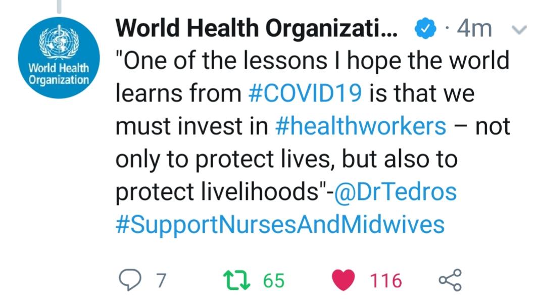 calebki_ngetich's tweet photo. The need hire more degree nurses to combat the pandemic is inevitable. The kenyan government offers limited ANd even no slot to a degree nurse  #degreenursesneglected https://t.co/NLtqkuy1NU
