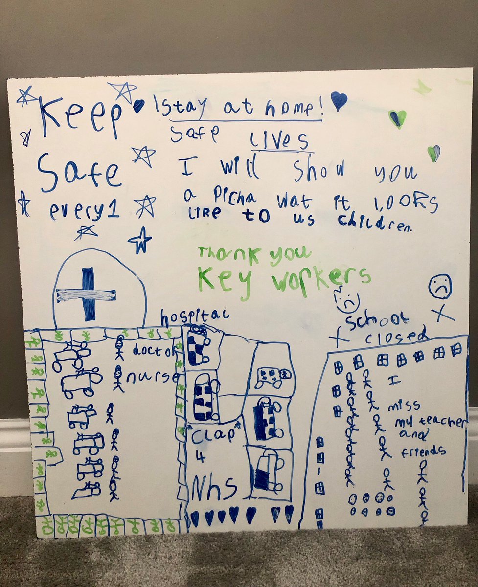 clairehogg00's tweet photo. “CoronaVirus Through a Child’s Eyes”😢 Harvey 6Years Old 💙💚 @piersmorgan @itvnews @itvtynetees @SkyNews @ChronicleLive @newspostleader https://t.co/5Mj6cH9coQ