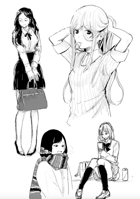 落書きです。左手デバイスなるものを購入。設定をしながら女の子を描いてみた。可能性が無限過ぎて覚えるの大変そうだなぁ 