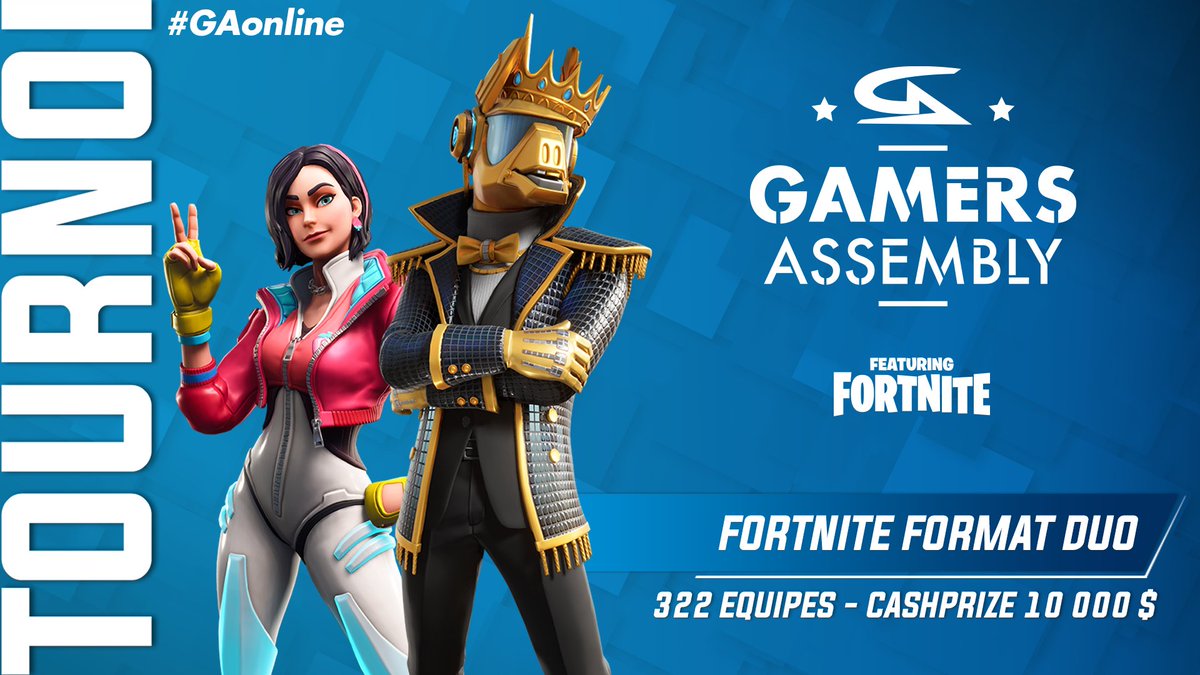 📢La <a href="/GamersAssembly/">Gamers Assembly</a> 2020 débute maintenant !

Vous pouvez suivre le parcours de nos joueurs via le stream officiel de la compétition host par <a href="/WLFortnite/">War Legend Fortnite</a>  
➡️twitch.tv/warlegendnet

Bonne chance à tous les participants !
