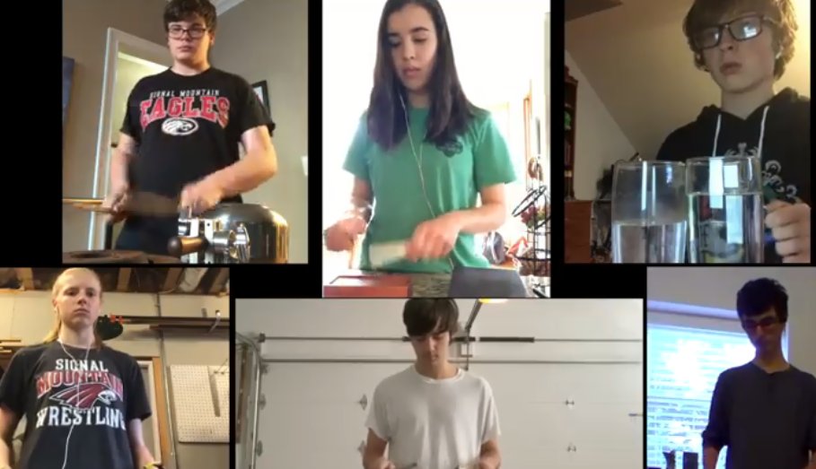 NEW: CREATIVE VIDEO! Watch: While apart, Signal Mountain percussion students come together to perform new song newschannel9.com/news/local/wat…