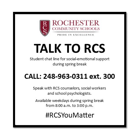 Rochester Community Schools tweet media