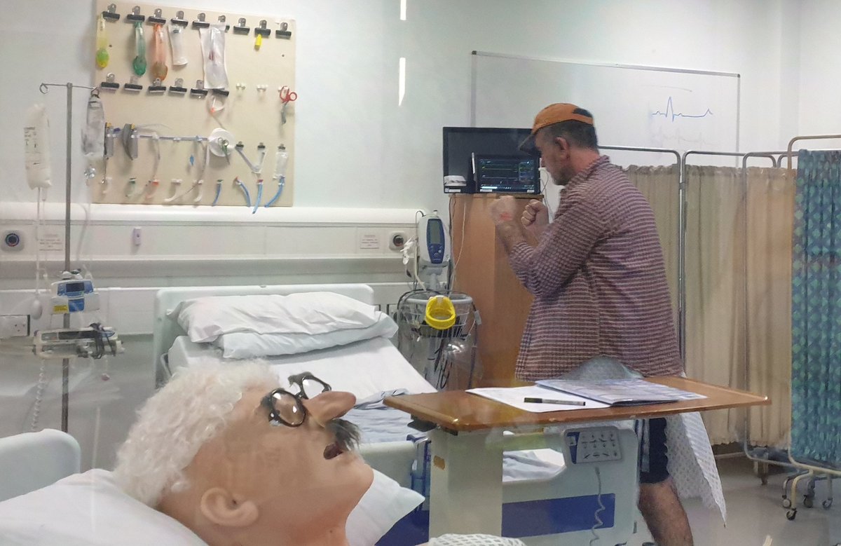 RDE_Sim's tweet photo. Day 7 of Reskilling non-physicians for the wards!
#ACS #Sepsis #AnnouncingTheEmergency #Escalation ๐
๐ช๐๐จ
Then off to the wards to test processes and encourage our fantastic collegues!
#NursingSim
#WhatAFullDay
#Covid_19
@RDEhospitals @RDEMedicine @SurgeryRde @PEOC_Exeter https://t.co/6U3d3TeAf6