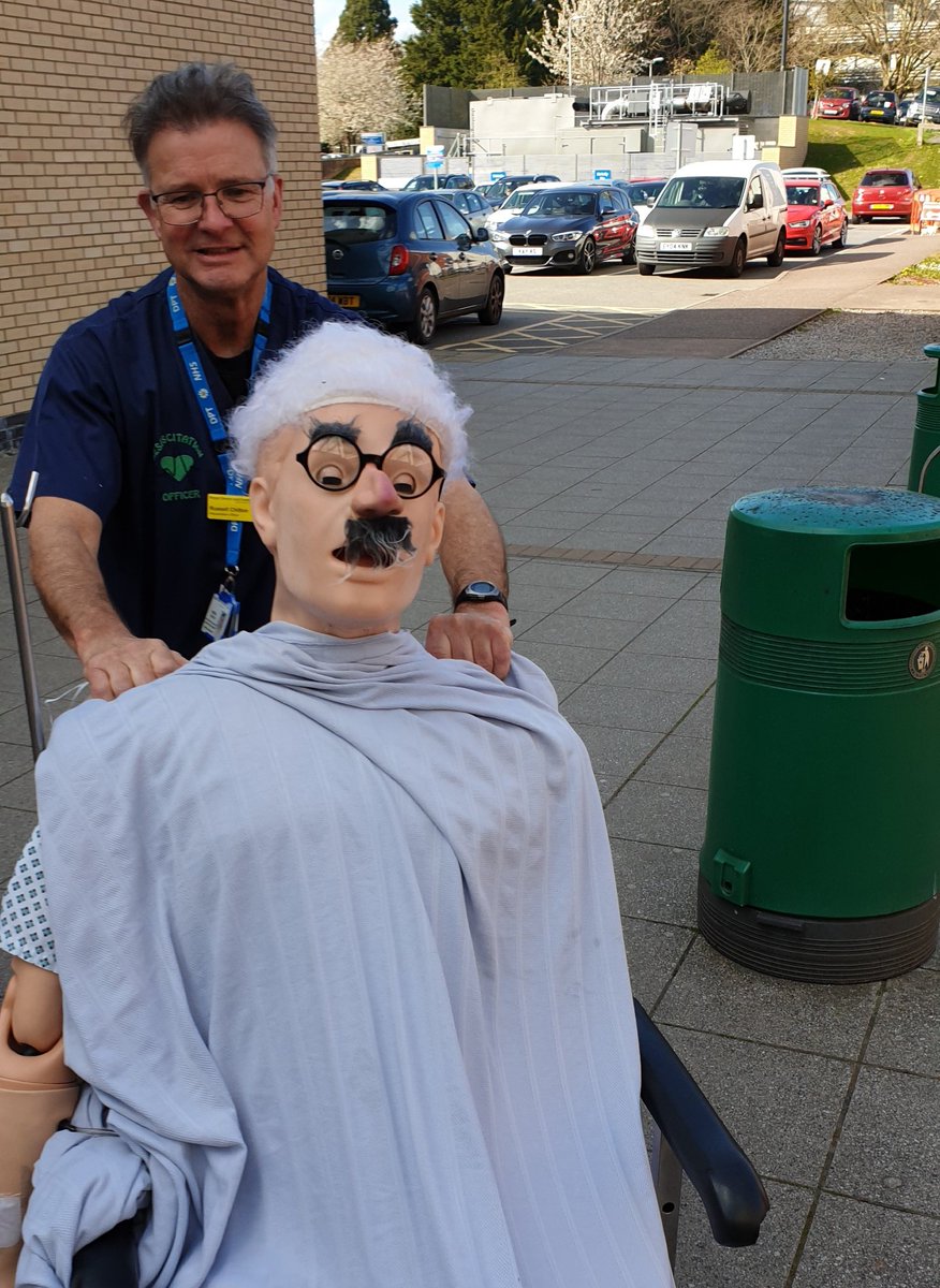 RDE_Sim's tweet photo. Day 7 of Reskilling non-physicians for the wards!
#ACS #Sepsis #AnnouncingTheEmergency #Escalation ๐
๐ช๐๐จ
Then off to the wards to test processes and encourage our fantastic collegues!
#NursingSim
#WhatAFullDay
#Covid_19
@RDEhospitals @RDEMedicine @SurgeryRde @PEOC_Exeter https://t.co/6U3d3TeAf6