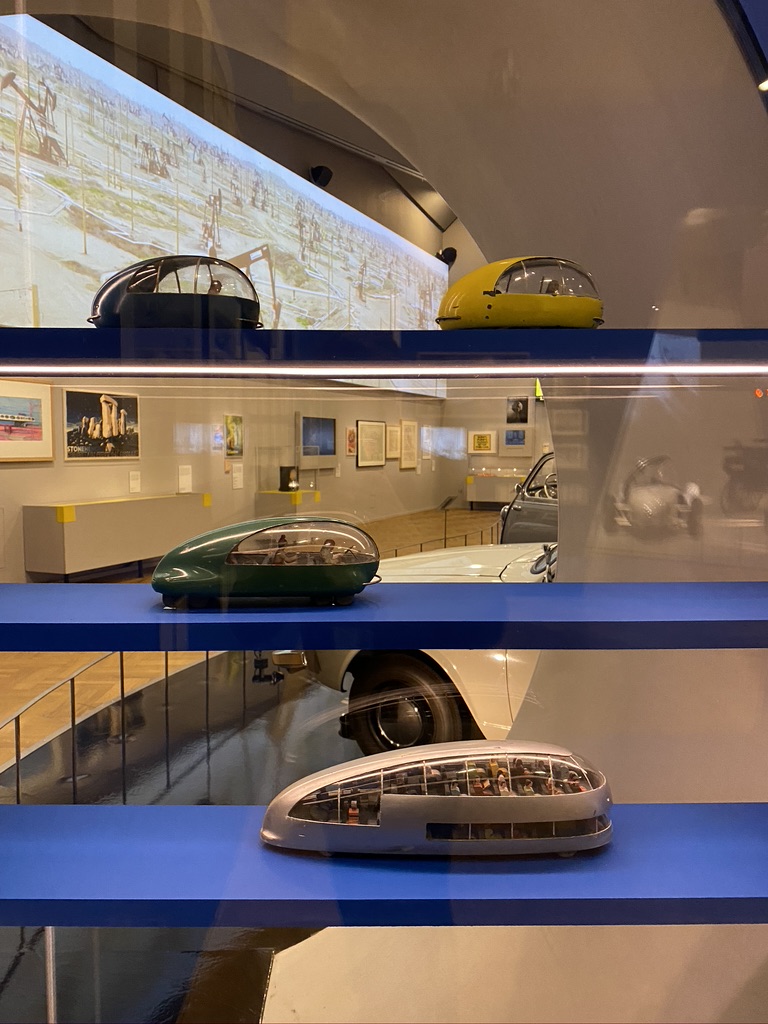 28 Norman Bel Geddes also championed the ‘streamlined’ aesthetic to suggest an image of the future. Here are a few of the hundreds of model cars used to populate his Futurama pavilion for GM at the 1939 World Fair.