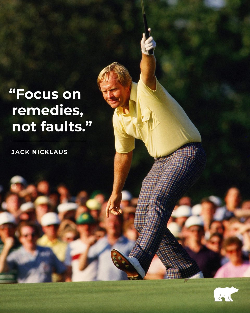 jacknicklaus's tweet photo. This is something I reminded myself repeatedly throughout my career. And it seems more pertinent now than ever. https://t.co/MokFGjHRqy