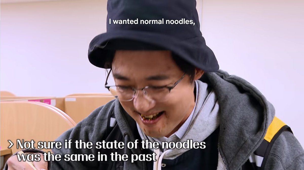 When you didn't get the noodles you ordered
