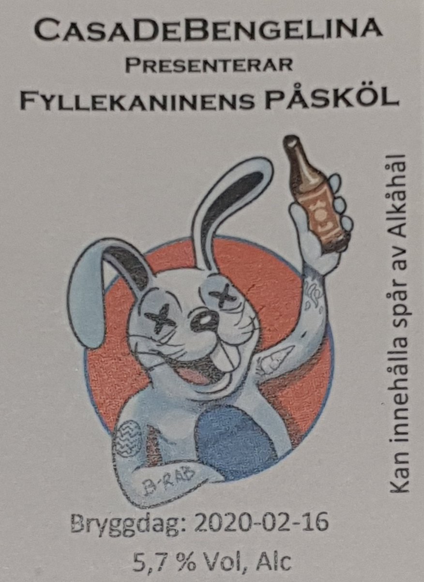 Duracell_DVC's tweet photo. Fixade etiketter till mitt hembryggda Påsköl.
Får man några likes på denna? 😁
#påsköl #easterbrew https://t.co/evelbVShVz