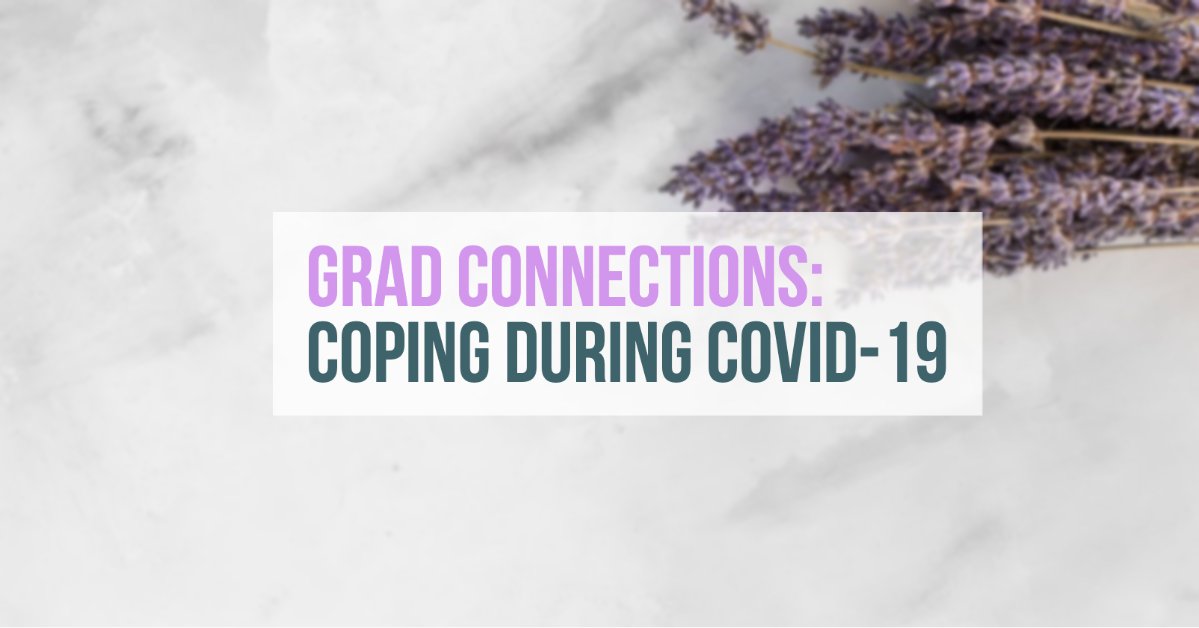 UofTStudentLife's tweet photo. Join fellow #UofT grad students for an hour-long virtual chat about common challenges &amp; resources to help you stay focused during the pandemic — WEDNESDAY, April 8, 2-3pm
Email Jennifer Pinker at jennifer.pinker@utoronto.ca to register. https://t.co/xk6aSWiPjD