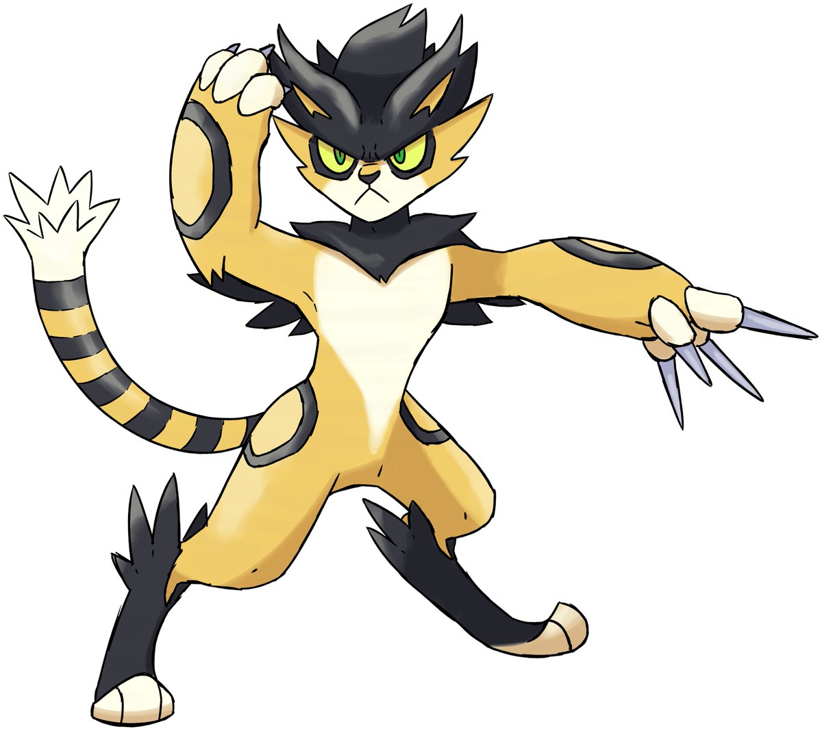 slickbackartboy's tweet photo. #Fakeathon #fakemon Day 6- #France, Based on Puss in Boots and is meant to be a spiritual remake of #Zeraora. https://t.co/YRaHso6yjz
