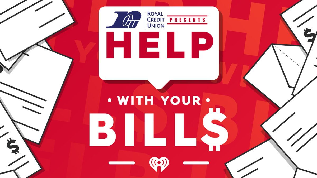 Need help paying your bills? We got you! Listen every hour from 6am-8pm for the keyword and your chance to win from <a href="/Royal_CU/">Royal Credit Union</a> #Win $1,000! 987thebrew.iheart.com/contests/help-…
