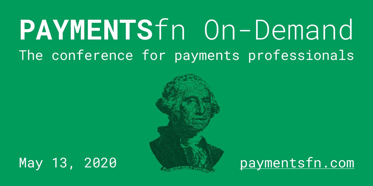 We have almost 400 registrants for our on-demand conference on May 13th! Join us and hear from your peers in payments:  bit.ly/2X9nlVg