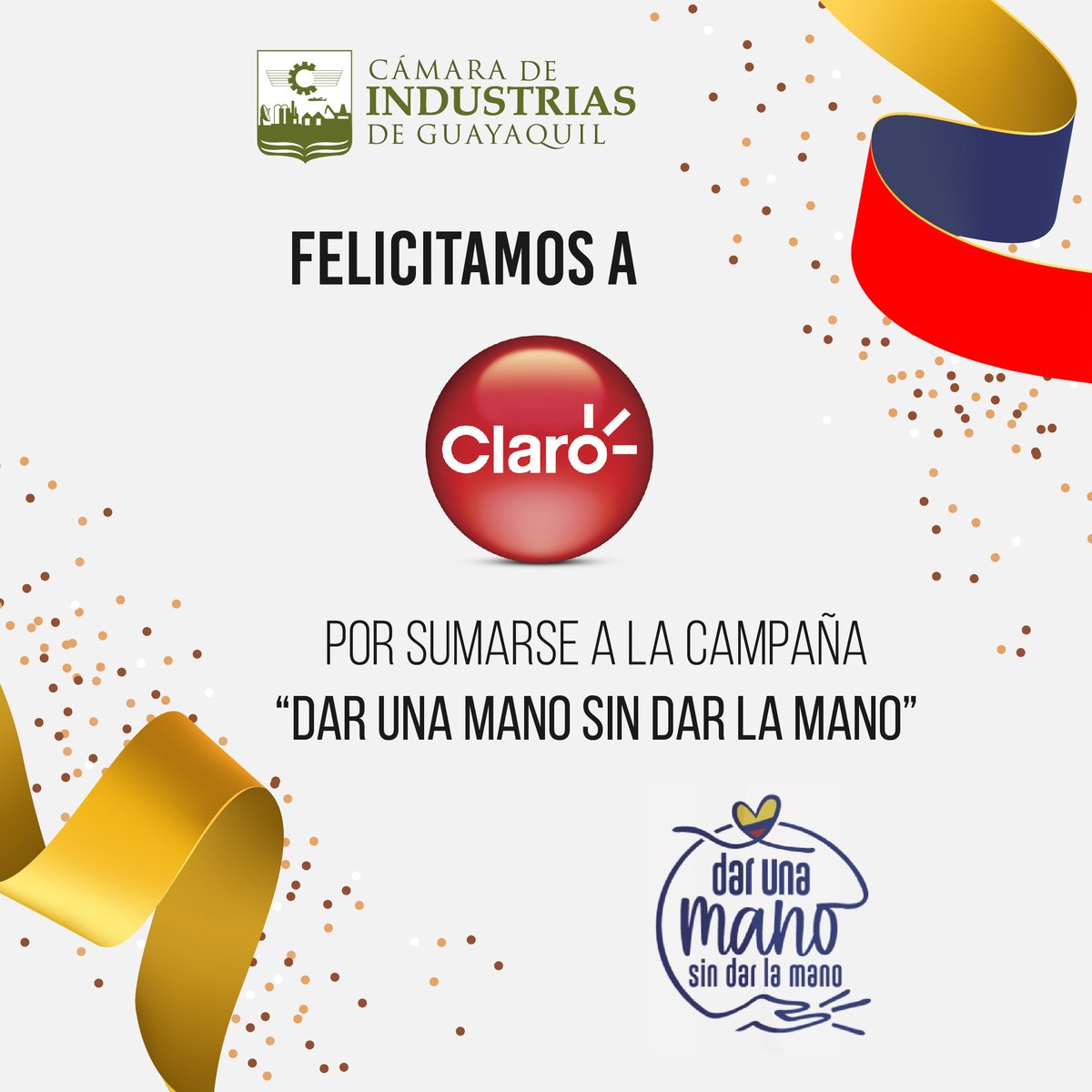 Industriasgye's tweet photo. Agradecemos a @ClaroEcua por ayudar a que más familias vulnerables tengan sus alimentos para enfrentar esta crisis. | Súmate ingresando a https://t.co/NLPmiCT0HR https://t.co/jYPOme08n3