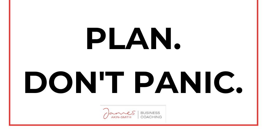 AkinSmithCoach's tweet photo. Plan don’t panic: If you would benefit from a complimentary business coaching session with me to guide you through these difficult times please contact me.

This is my contribution to help support the business community which helps us all.

#DorsetHour #BusinessCoaching https://t.co/to0DLj5H2k