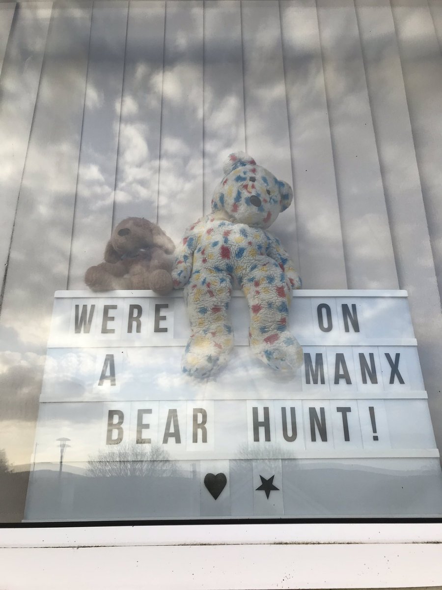 Spotty Bear and Titch say “We’re not scared” <a href="/iomnewspapers/">Isle of Man Community</a> #StrongerTogether #isleofman