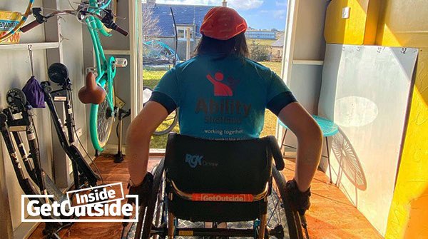 down_brynn's tweet photo. Please RT & Follow🙌🏻
1679 miles #Shetland coastline ♿️challenge👊🏻
Great day to test out the wheelchair trainer in our garden shed!
Still awaiting the gadget to measure the distance, but still training💪🏻
Read my story👇🏻
https://t.co/mgqNMV2QF1
#getoutsideinside https://t.co/XXVsLF1jTV