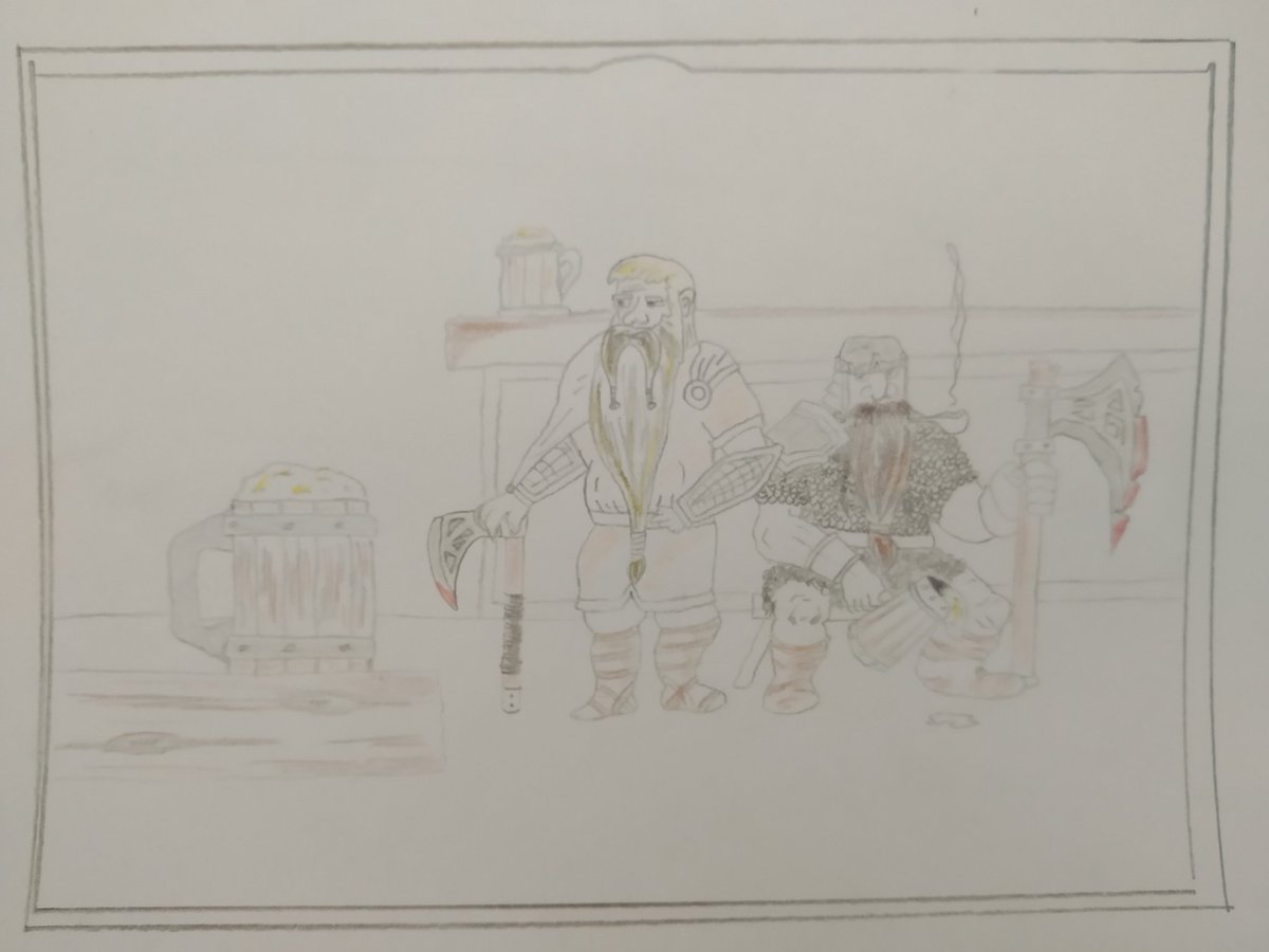 <a href="/PadresFrikis/">Padres Frikis - Blog</a> #rolEnTwitter/20

Una buena cerveza estilo Ale, buena carne de res, un par de enanos armados y habitaciones para pasar la noche. Así que tras este largo camino, creo que nos merecemos una buena cerveza y llenar el estómago mientras pensamos que hacer ¿No?