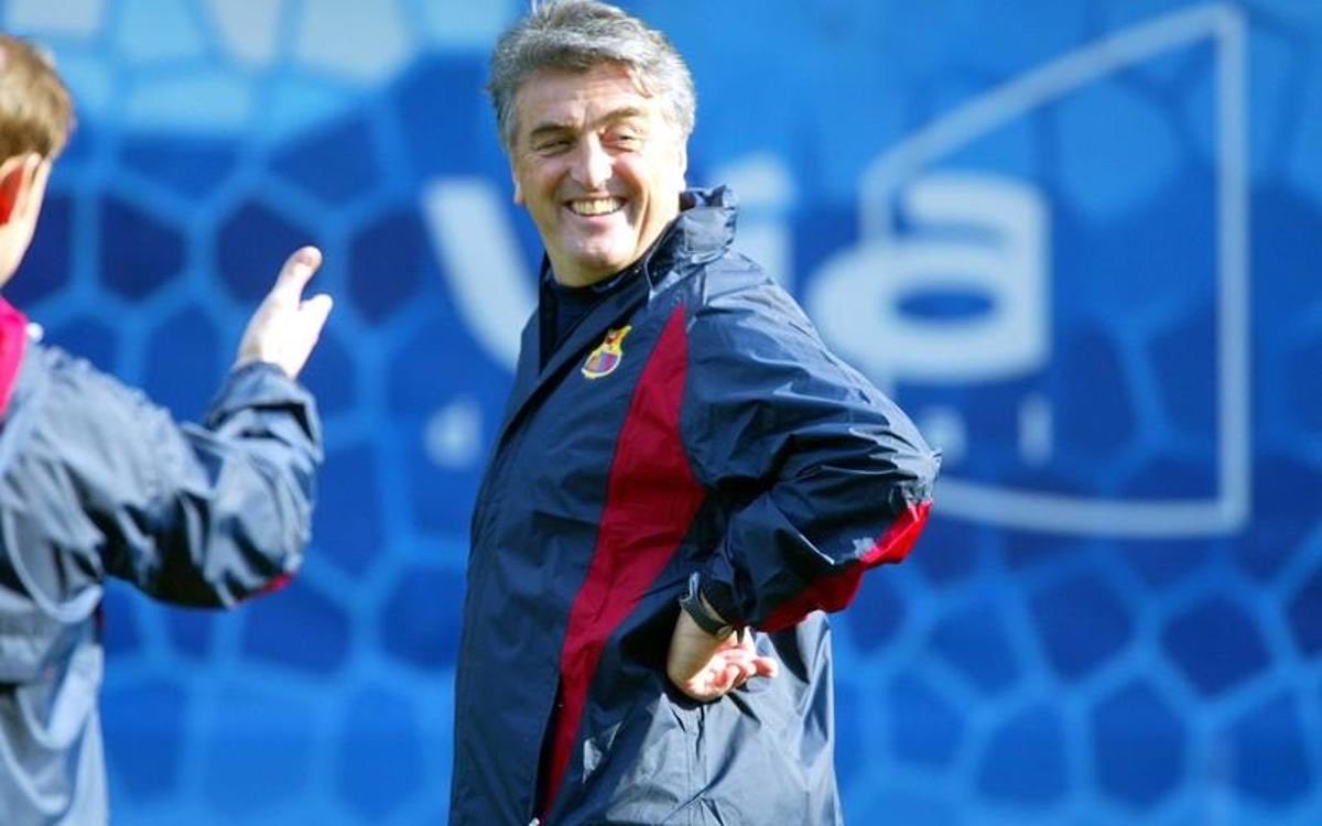 ManifestFCB's tweet photo. Et va tocar venir el Barça en un any dels pitjors de la nostra història (potser el més difícil, de fet), i tot i així sempre vas demostrar capacitat, carisma, caràcter i sensibilitat amb el club.

Descansa en pau, Radomir. https://t.co/y2M57TXybi