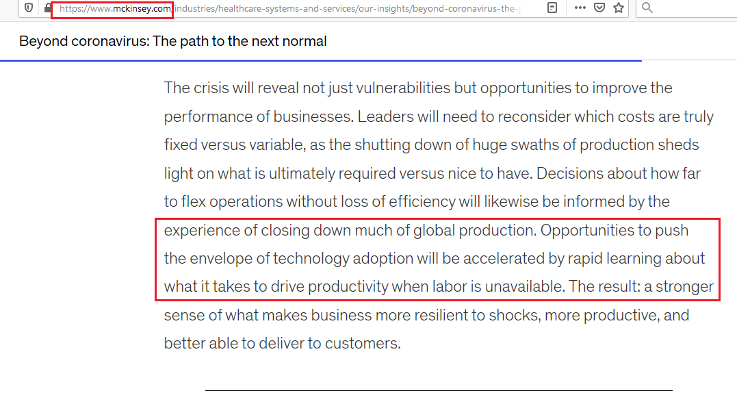 Benioff, Davos, 2019: "... there's a risk, that this fourth industrial revolution will worsen our economic, our racial, our gender, & even our environmental inequalities..." This is not a risk. Rather, it is a known: Close to 50% of all U.S. jobs may be  #automated this decade.