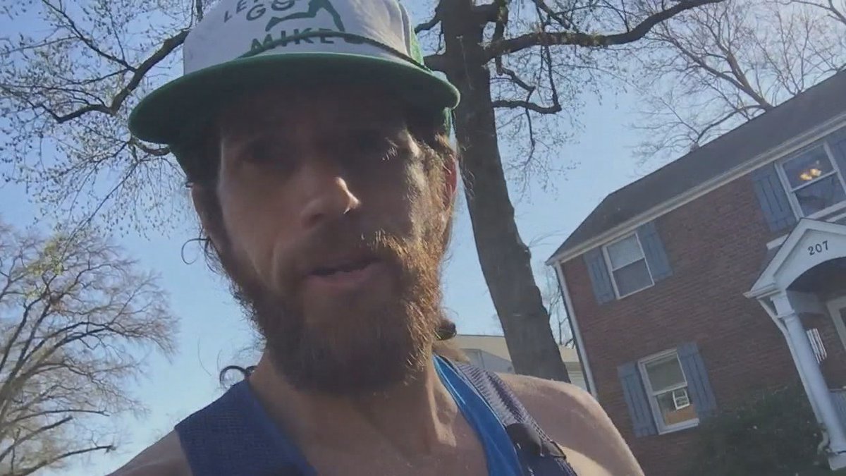 7NewsDC's tweet photo. That's one way to pass time in quarantine! This Virginia runner is participating in a worldwide virtual ultramarathon, doing the same loop over and over in his Arlington neighborhood.

MORE: https://t.co/Ve9r7KWk5P https://t.co/37qBeAnv6c