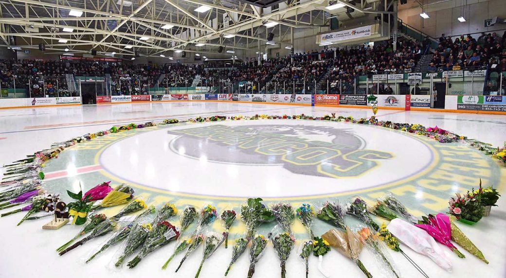💚💛 Today, we remember the 16 lives lost two years ago. In recognition of the anniversary, and due to COVID-19 restraints, a memorial for the victims has been set up here to honour those lives lost and forever changed: humboldt.ca/tribute #HumboldtStrong
