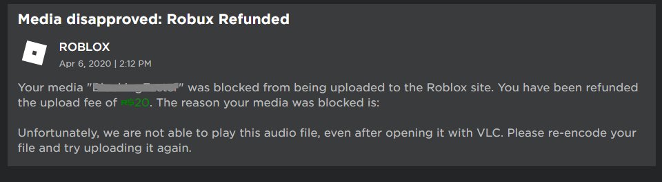 Boatbomber On Twitter You Know How Roblox Refunds Failed Audios Why Don T They Refund Failed Ads The Audio Is Possibly My Fault But The Ad Service Going Down Is Their Fault And - roblox refunds failed audios how to play audio in roblox Boatbomber On Twitter You Know How Roblox Refunds Failed Audios Why Don T They Refund Failed Ads The Audio Is Possibly My Fault But The Ad Service Going Down Is Their Fault And - how to play audio in roblox