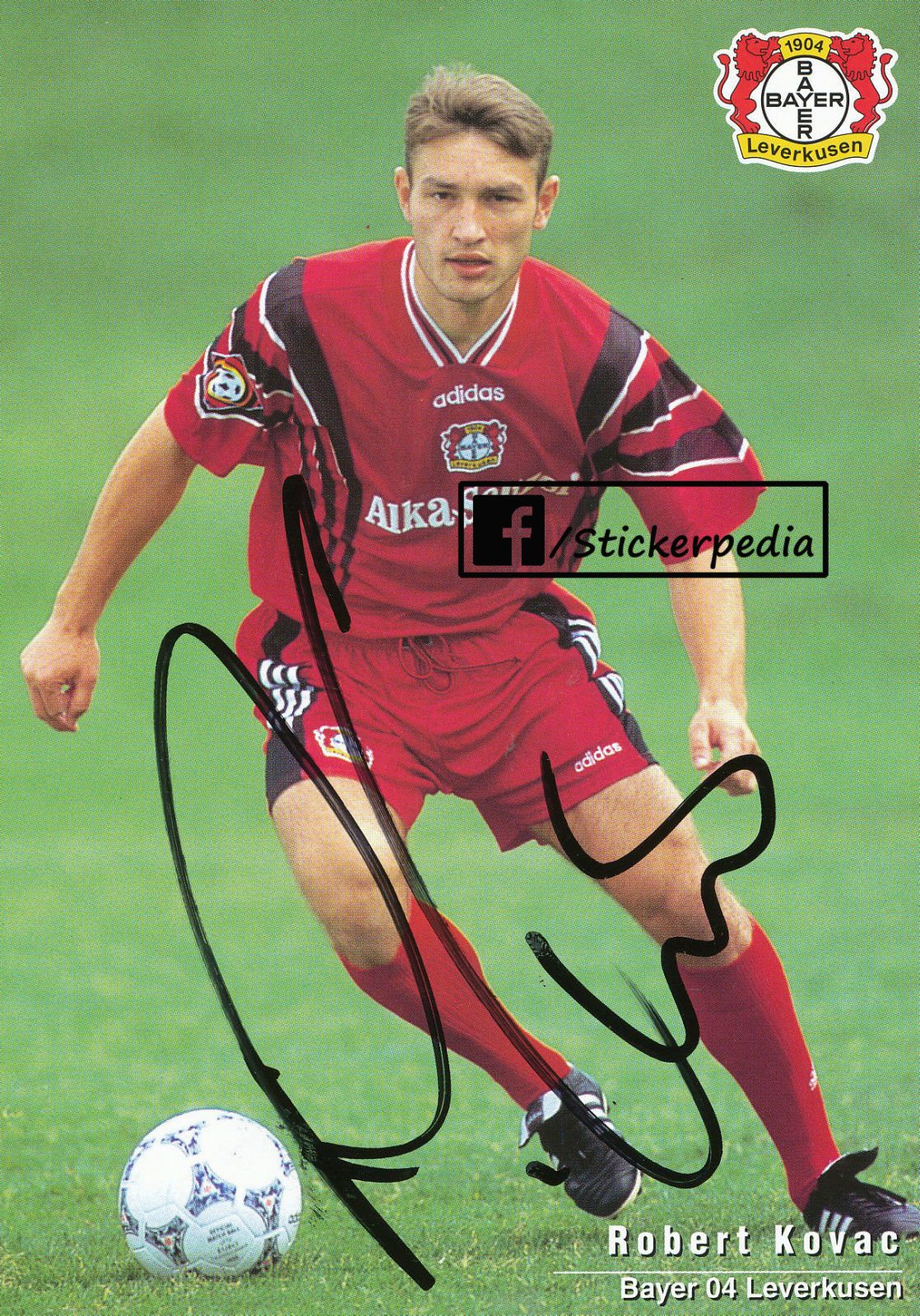 Stickerpedia Robert Kovac Bayer Leverkusen 1996 97 T Co 0a5xs3byjl Twitter