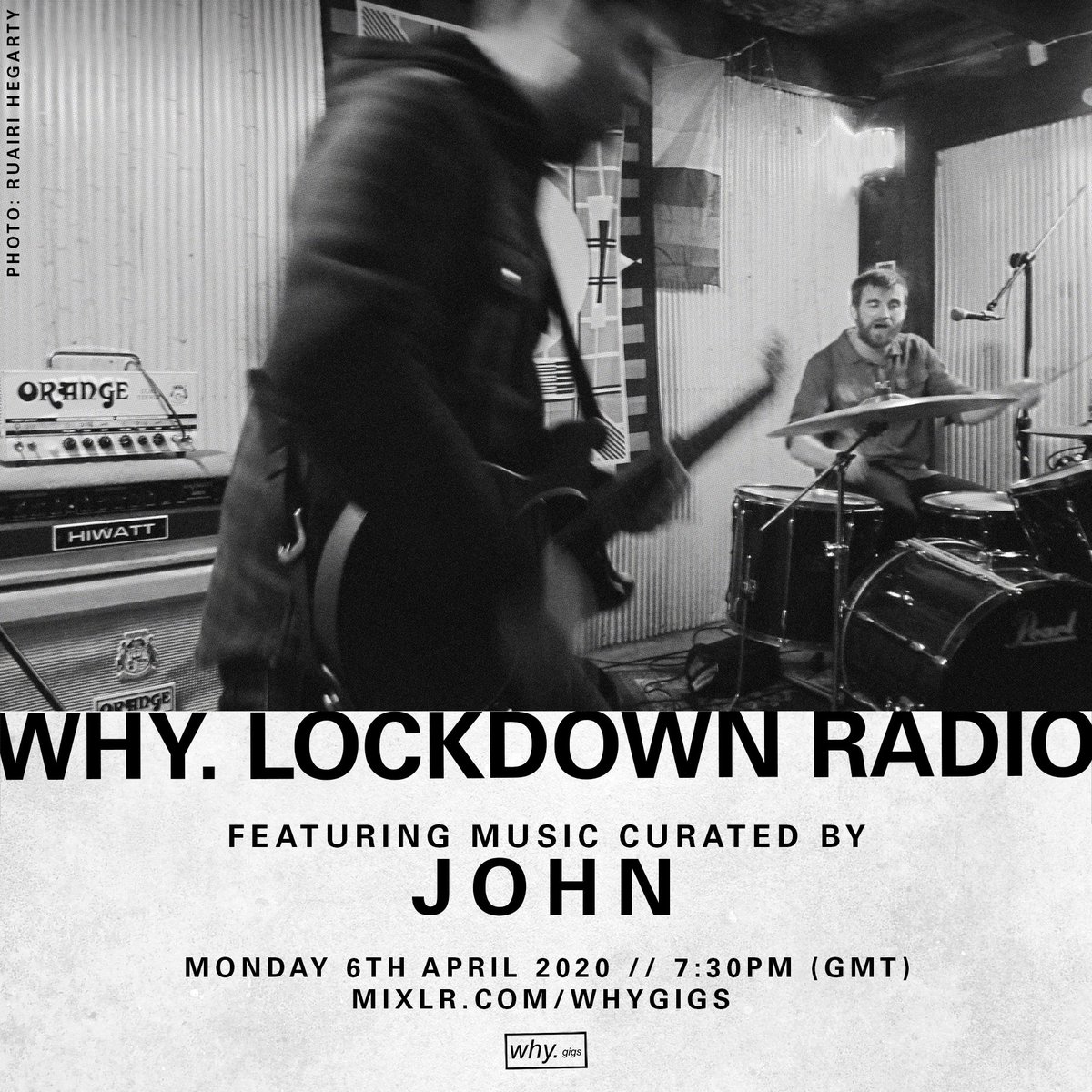 WhyGigs's tweet image. 🚨LIVE NOW! 🚨
WHY. LOCKDOWN RADIO #4 is streaming now, with a very special guest mix curated by @JOHNTIMESBYTWO - tune in xx mixlr.com/whygigs/