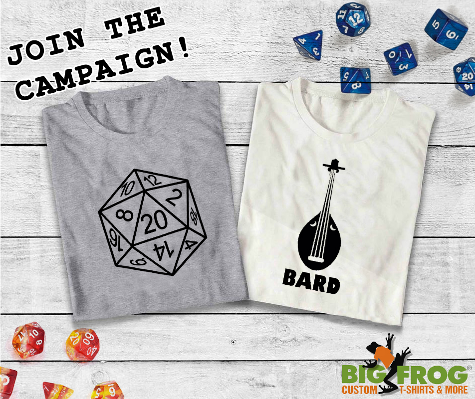 Comment your D&D race and class and become the most coordinated zoom chat from the Trackless Sea to the Endless Wastes.. #dungeonsanddragons #rpg #groupshirts #customtshirts #dungeonmaster #bigfrog #roll20 #dungeonsanddragons #rpg #customtshirts #dungeonmaster #bigfrog #roll20
